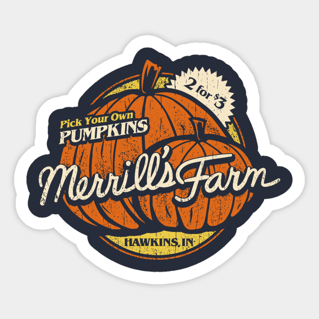 Merrill's Farm Sticker by CoryFreemanDesign